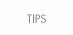 Water Saving Tips